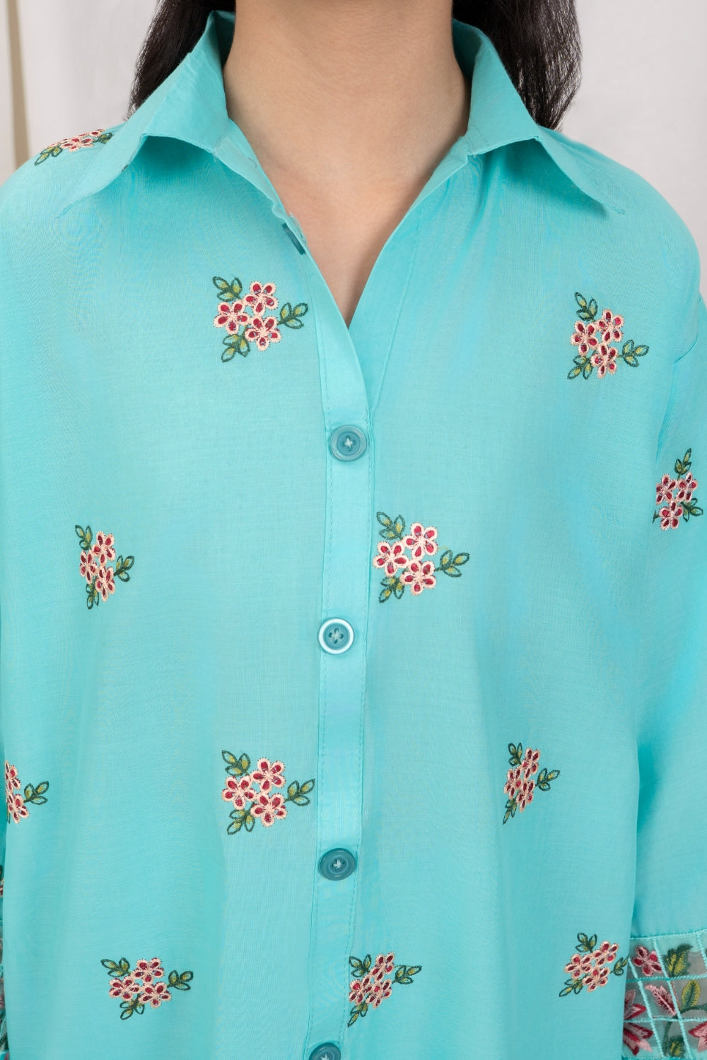 Khayat Stitched 2 Piece Kids Summer Collection'2025 Almond