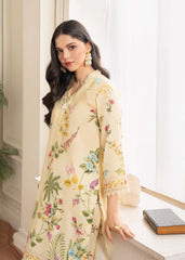 Meerak Stitched 2 Piece Summer Suit-Marigold