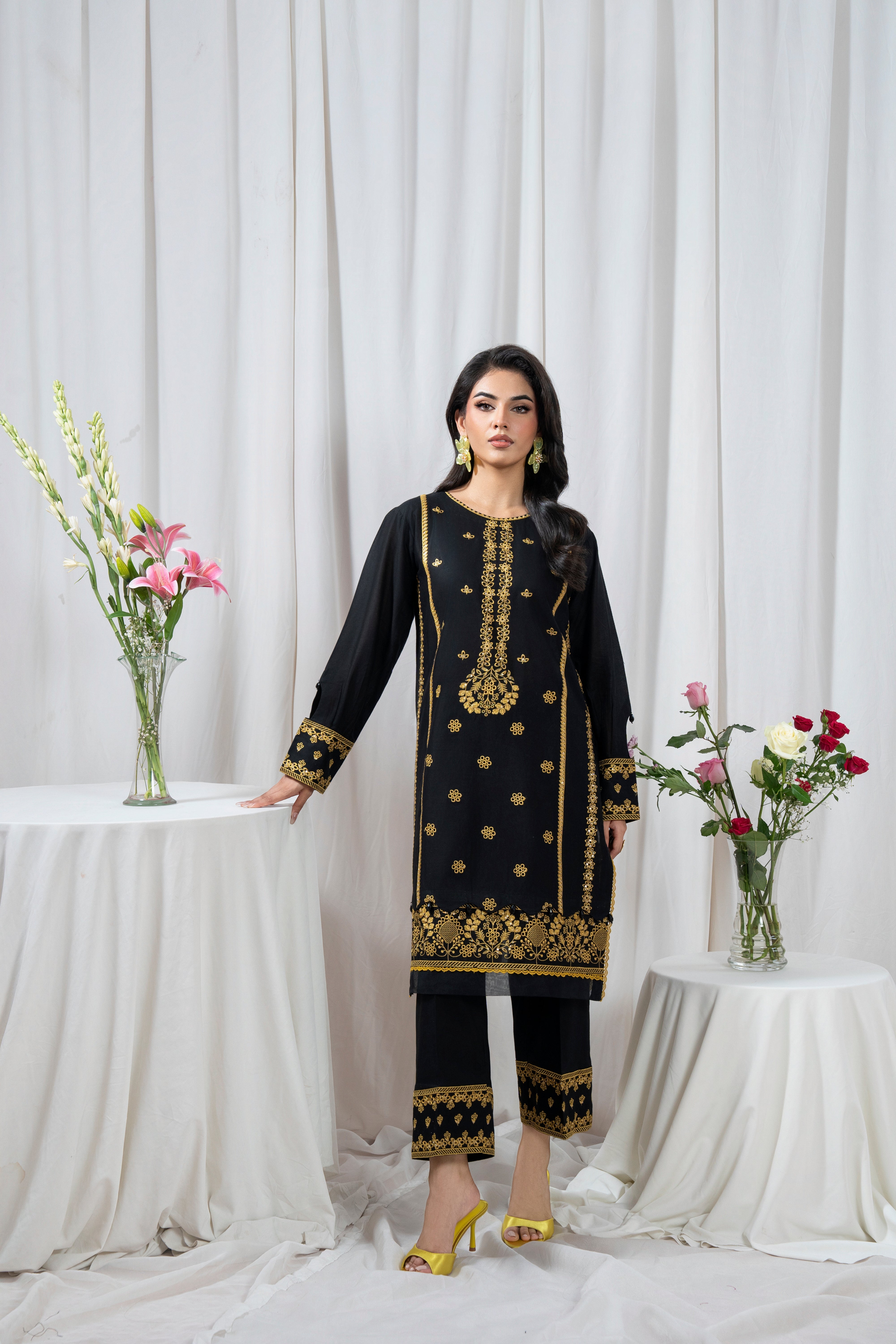 Zoya Zafar Stitched 2 Piece Cotton Collection'2025-Mohagni Pret