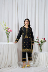 Zoya Zafar Stitched 2 Piece Cotton Collection'2025-Mohagni Pret