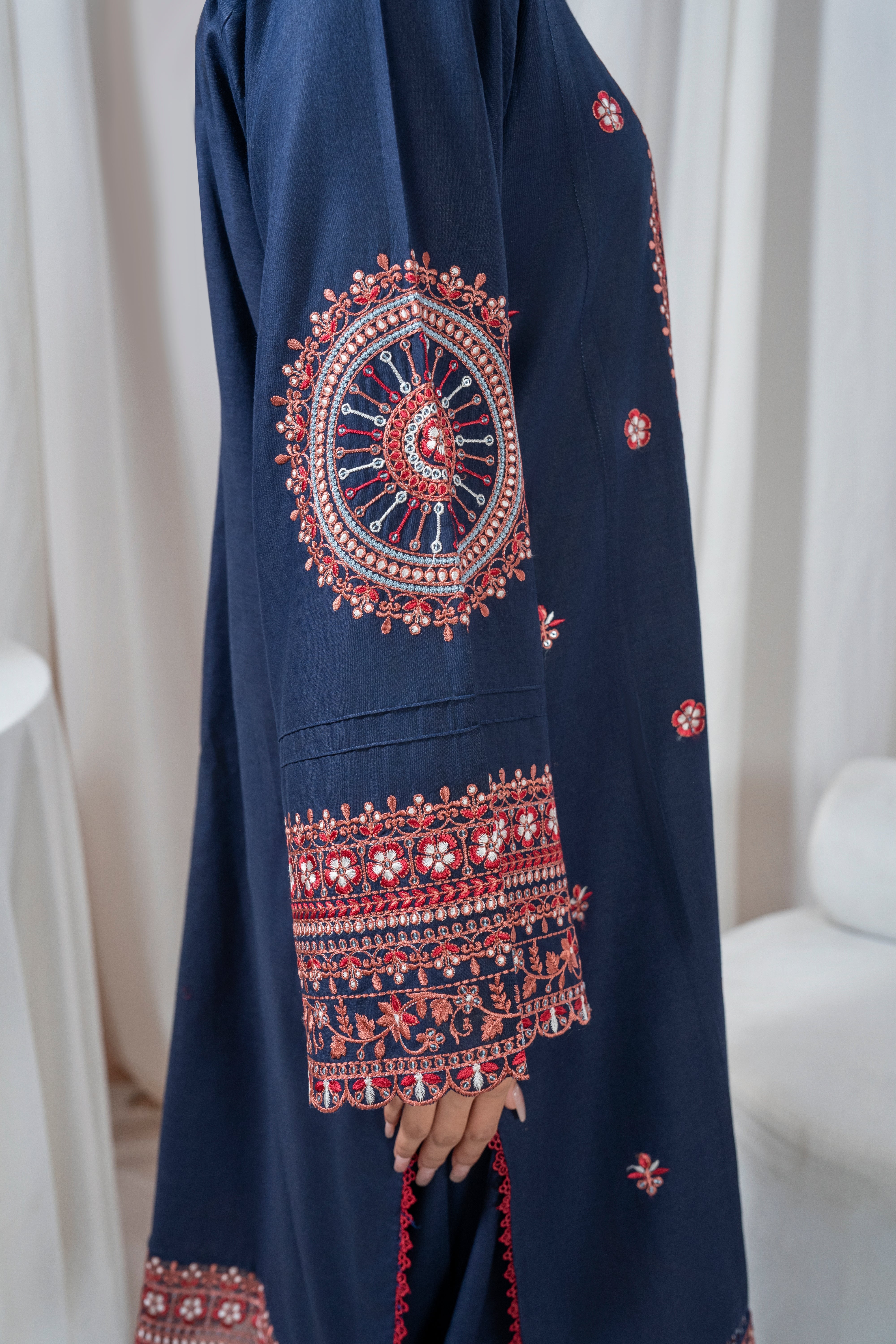Zoya Zafar Stitched 2 Piece Cotton Collection'2025-Qalamkar PRET
