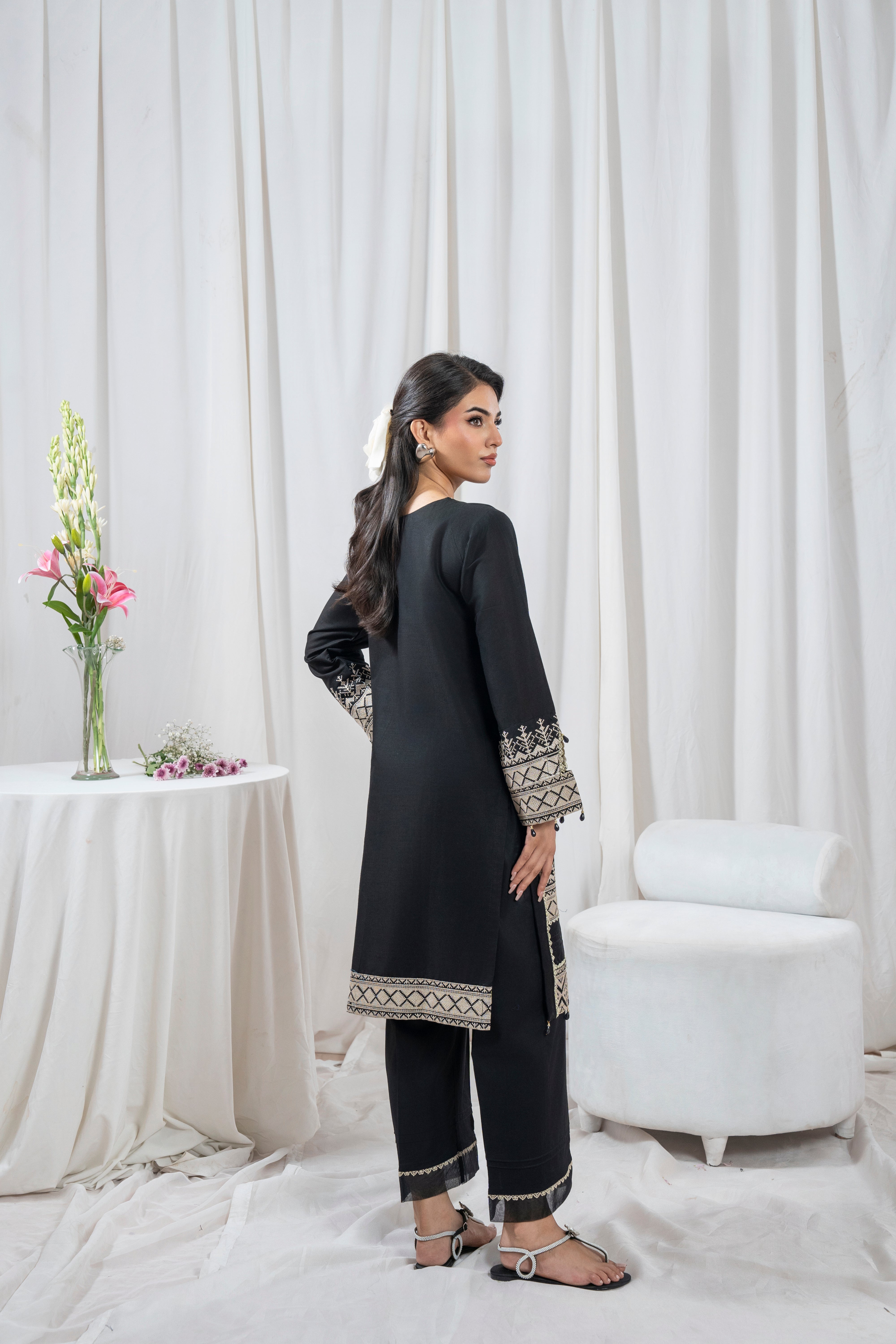 Zoya Zafar Stitched 2 Piece Cotton Collection'2025-Cross stitch Style