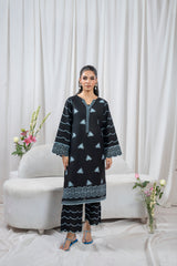 Zoya Zafar Stitched 2 Piece Cotton Collection'2025-Cross Stitch Pattern