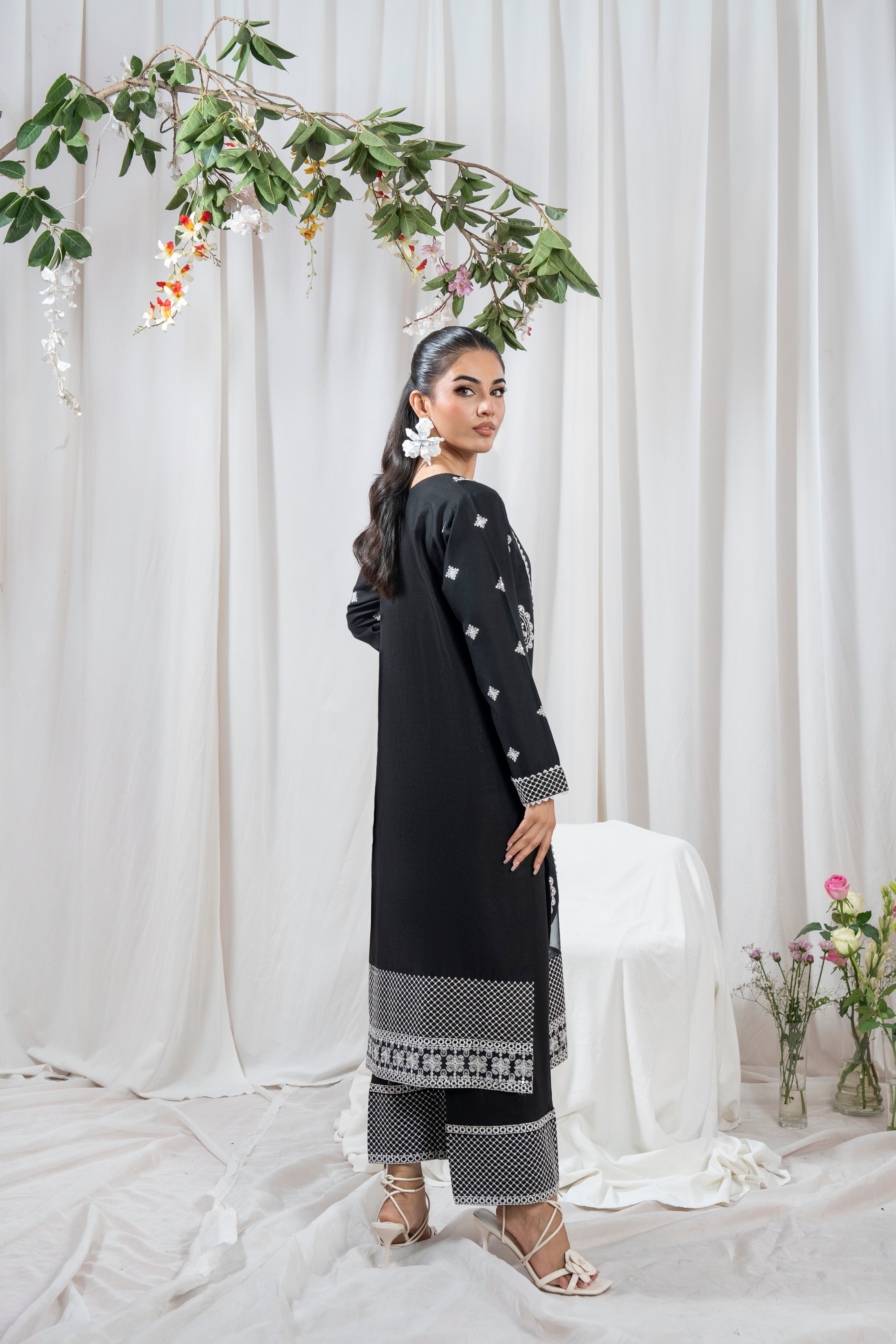 Zoya Zafar Stitched 2 Piece Cotton Collection'2025-Qalamkar Art