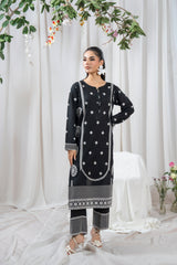 Zoya Zafar Stitched 2 Piece Cotton Collection'2025-Qalamkar Art