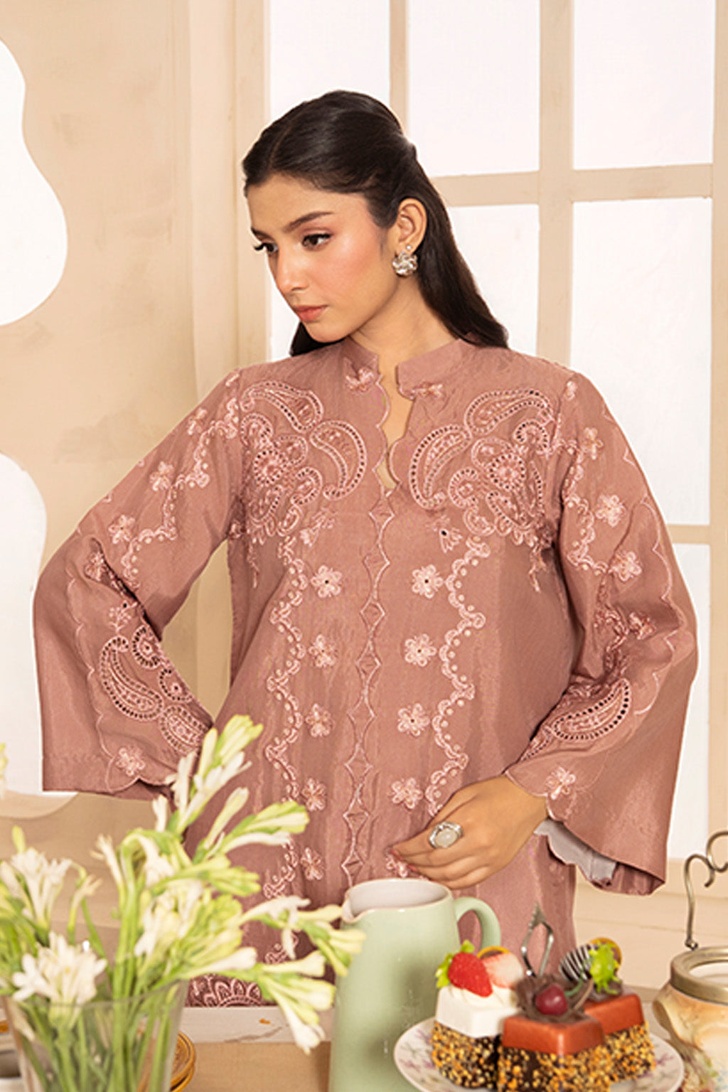 Verah By Meeral Stitched 2 Piece Lawn Collection'2025-COR 001