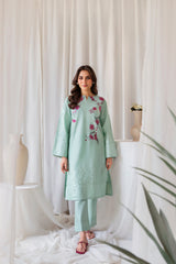 Zoya Zafar Stitched 2 Piece Cotton Collection'2025-Embroé