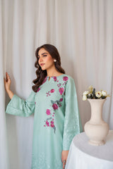 Zoya Zafar Stitched 2 Piece Cotton Collection'2025-Embroé
