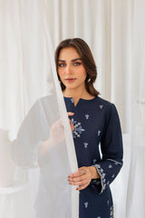 Zoya Zafar Stitched 2 Piece Cotton Collection'2025-Farshi Shalwar 002