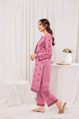 Zoya Zafar Stitched 2 Piece Cotton Collection'2025-Farshi Shalwar new