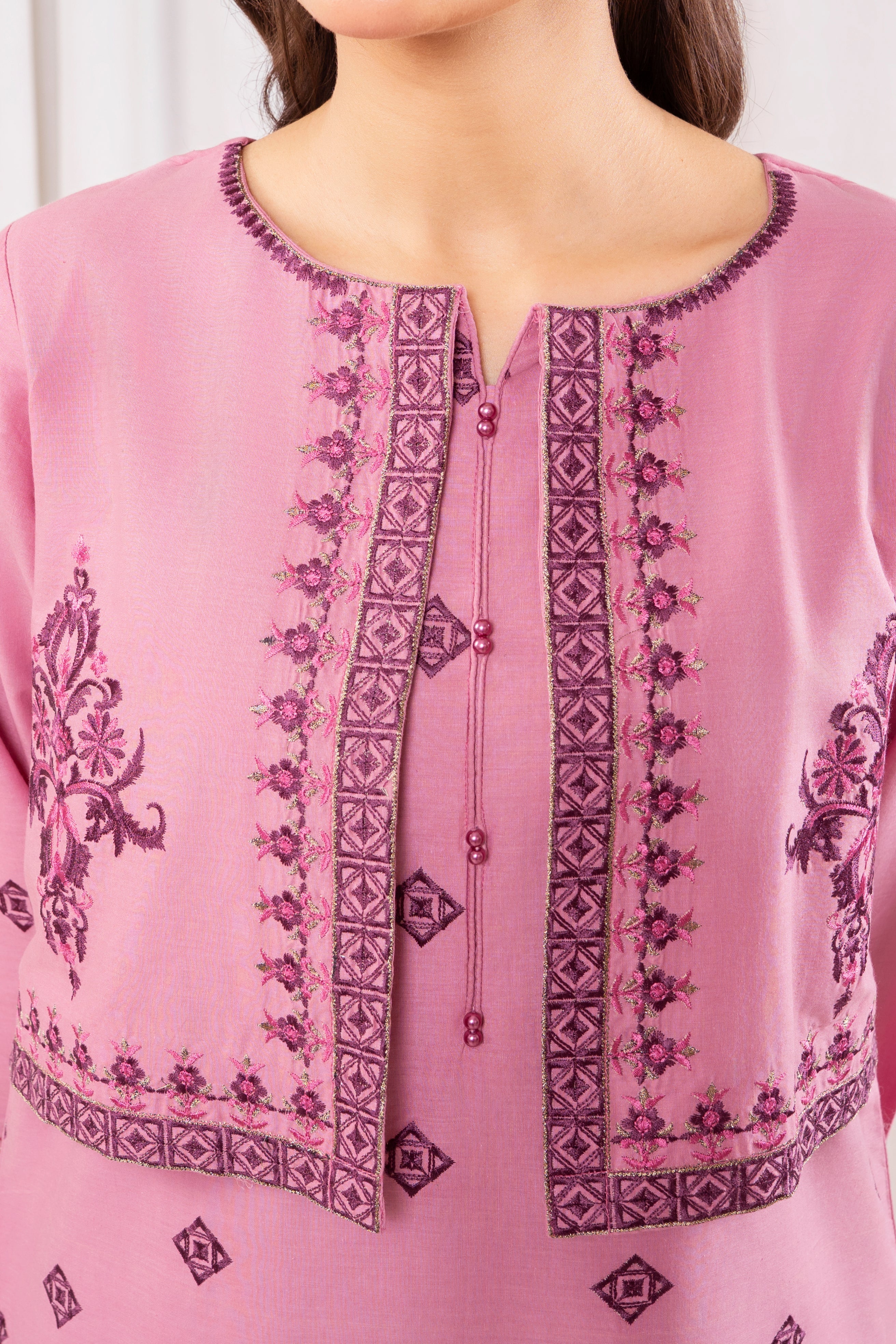 Zoya Zafar Stitched 2 Piece Cotton Collection'2025-Farshi Shalwar new