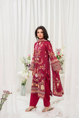 Breaking Bloom By Meerak Unstitched 3 Piece Summer Collection'2026-Blushreed