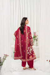 Breaking Bloom By Meerak Unstitched 3 Piece Summer Collection'2026-Blushreed