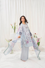 Breaking Bloom By Meerak Unstitched 3 Piece Summer Collection'2026-Frostelle