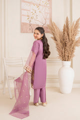 Khayat Stitched 3 Piece Formals Kids Collection'2025-Lilac