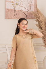 Khayat Stitched 3 Piece Festive Formals Kids Suit-Khayat - Angrakha