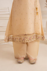 Khayat Stitched 3 Piece Festive Formals Kids Suit-Khayat - Angrakha