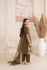 Khayat Stitched 3 Piece Formals Kids Collection'2025-Mehndi