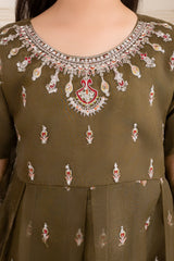 Khayat Stitched 3 Piece Formals Kids Collection'2025-Mehndi