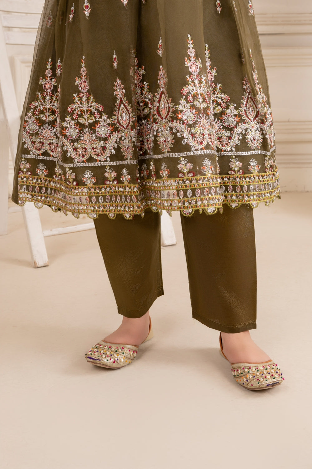 Khayat Stitched 3 Piece Formals Kids Collection'2025-Mehndi