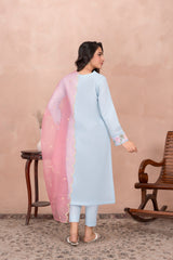 La Rosaa Stitched 3 Piece Mid Summer Collection-Skyla- 3Pc