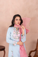 La Rosaa Stitched 3 Piece Mid Summer Collection-Skyla- 3Pc