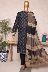 HZ Unstitched 3 Piece Turkish Jacquard Vol-02 Collection-TJS-1206