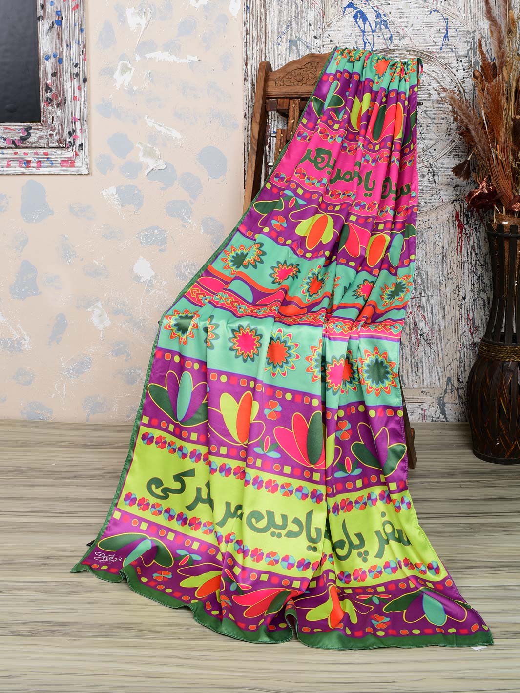 TNG Saqafti Truck Art Silk Dupatta Collection'2024