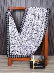 Be Qaidah Shawl white