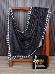 TNG Kitabi Dastaan Shawl (Black) Collection'2024