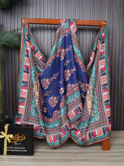 TNG Safar Shawl (Electric Blue)