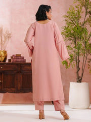 Tng By Md Stitched-Zubiya | Co-Ord Set | Blush Pink