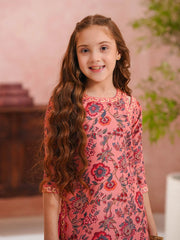 Tng By Md Stitched Kids-Sargoshi-Kid | Gharara Set | Pink