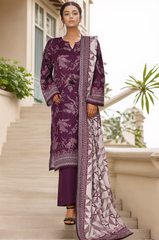Sada Bahar Stitched 3 Piece Printed Khaddar Vol-02 Collection'2025-KD-PR-6562-Purple