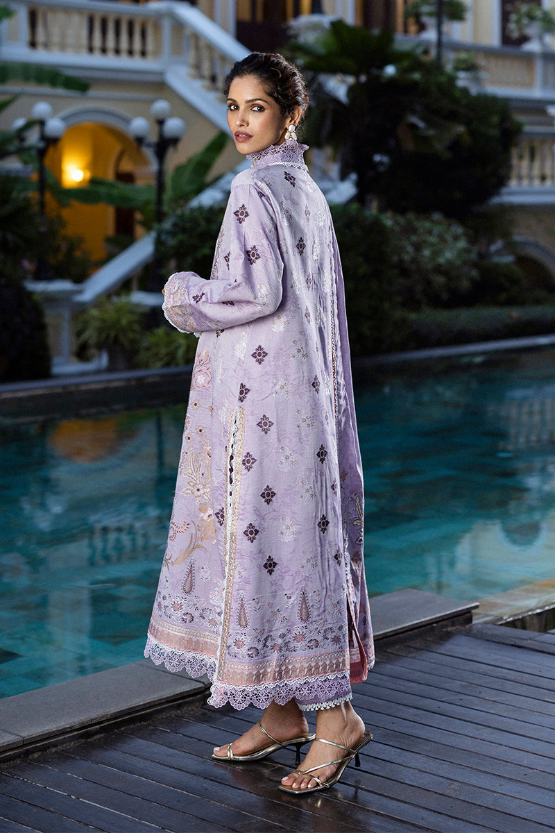 Seraph Hemline By Mushq Unstitched 3 Piece Jacquard Lawn Collection-HML-09-Theidara