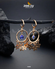Translucent Earrings Blue - Zeesy Jewellery