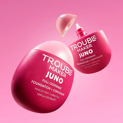 Trouble Maker Juno Full Coverage Matte Foundation Gold Star 30ml