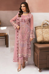 Arzoo by Ramsha Unstitched 3 Piece Chiffon Vol 01 Collection'2025-U-109