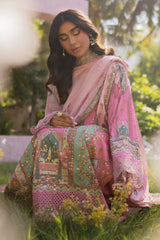 Qalamkar Unstitched 3 Piece Luxe Silk Collection'2024-UA-07-Tessa