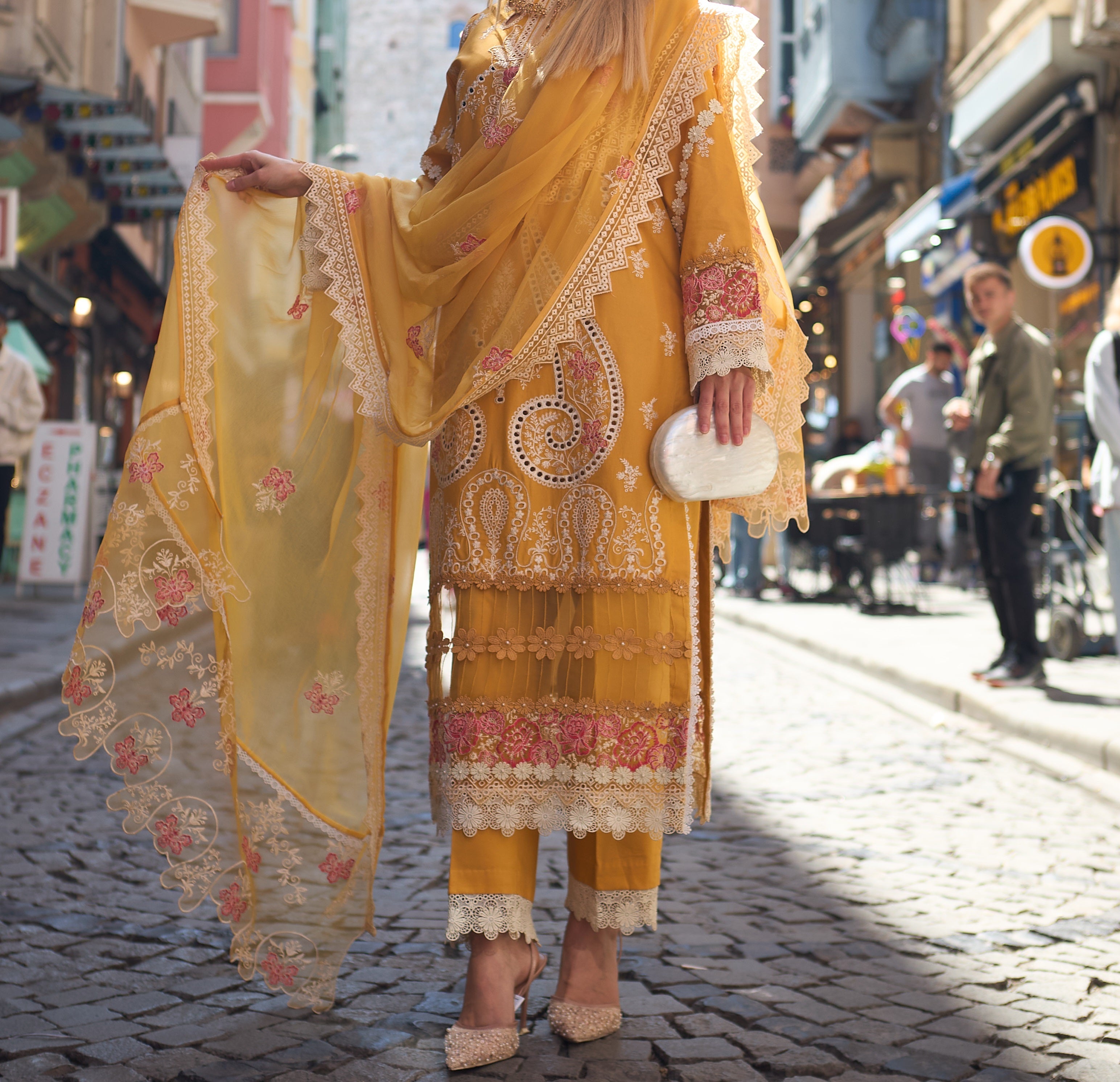 Huma Gul Unstitched 3 Piece Luxury Emb Lawn Collection'2025-Ezra HG-04