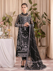 Gulaal Unstitched 3 Piece Emb Chiffon Collection'2023-Mahjabeen UC-01