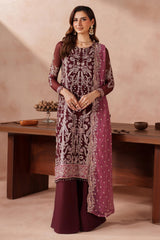 Mahrosh by Zarif Unstitched 3 Piece Formals Collection'2025-MUF-02-Samrose
