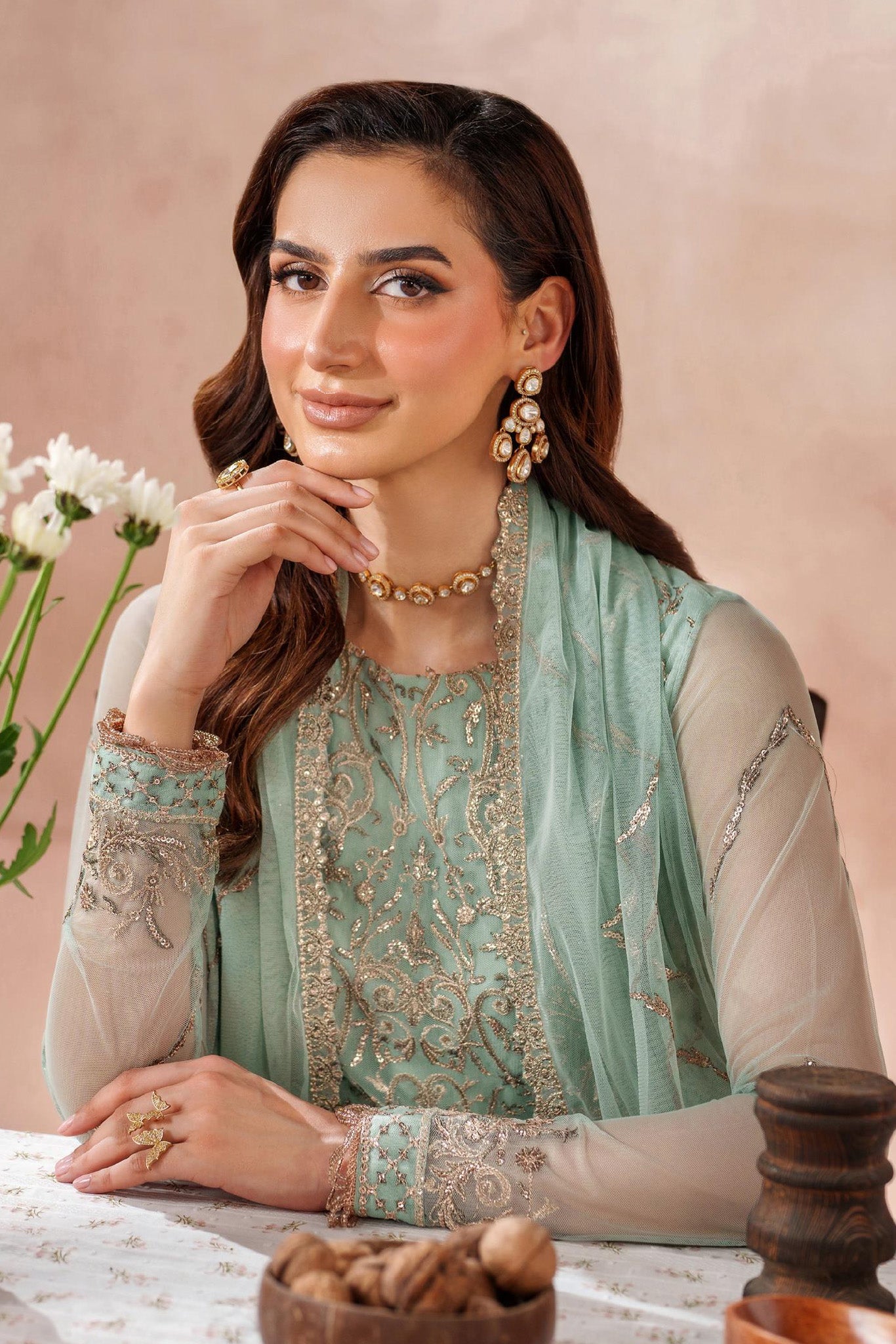 Mahrosh by Zarif Unstitched 3 Piece Formals Collection'2025-MUF-05-Zarqa