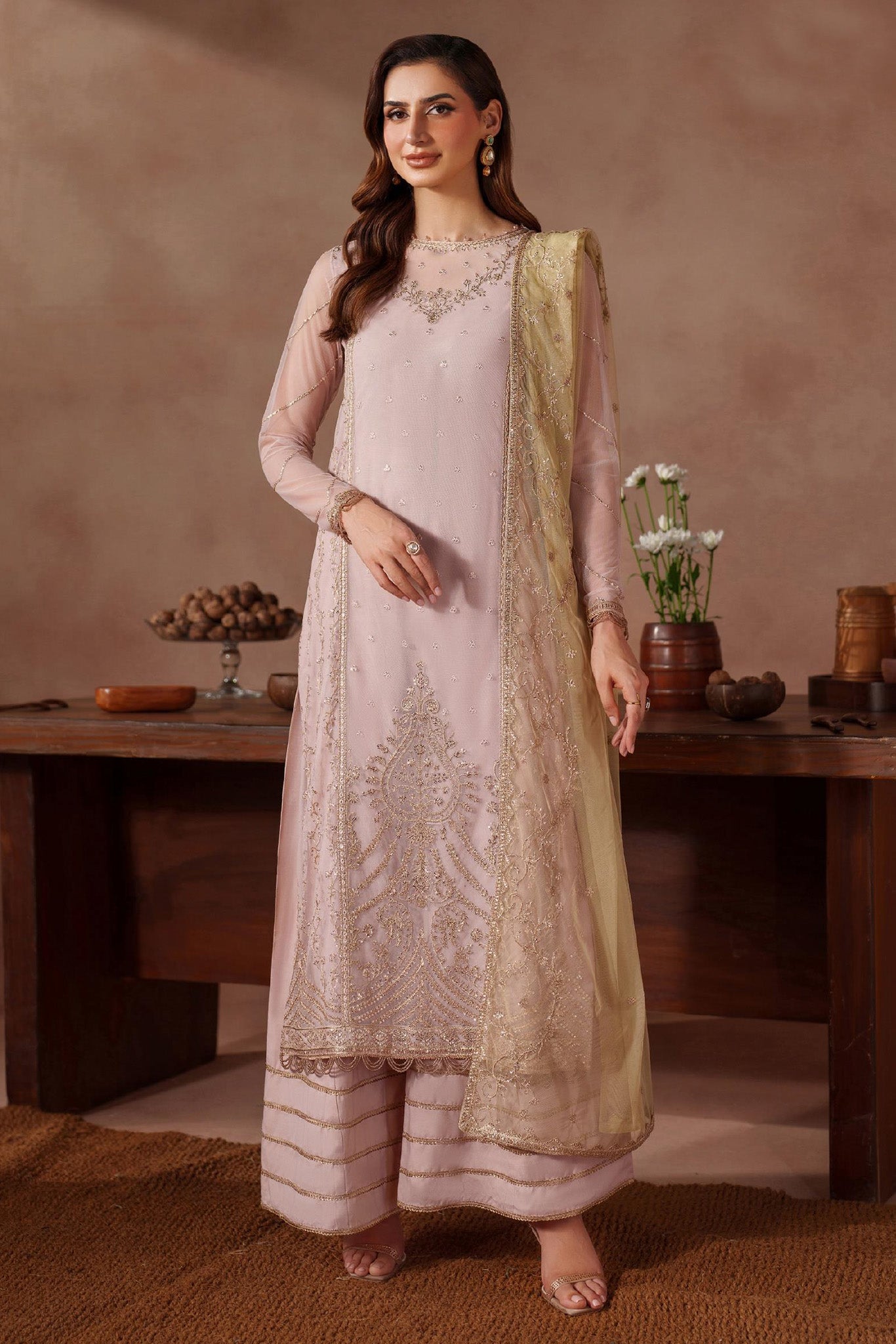 Mahrosh by Zarif Unstitched 3 Piece Formals Collection'2025-MUF-06 Zinoor