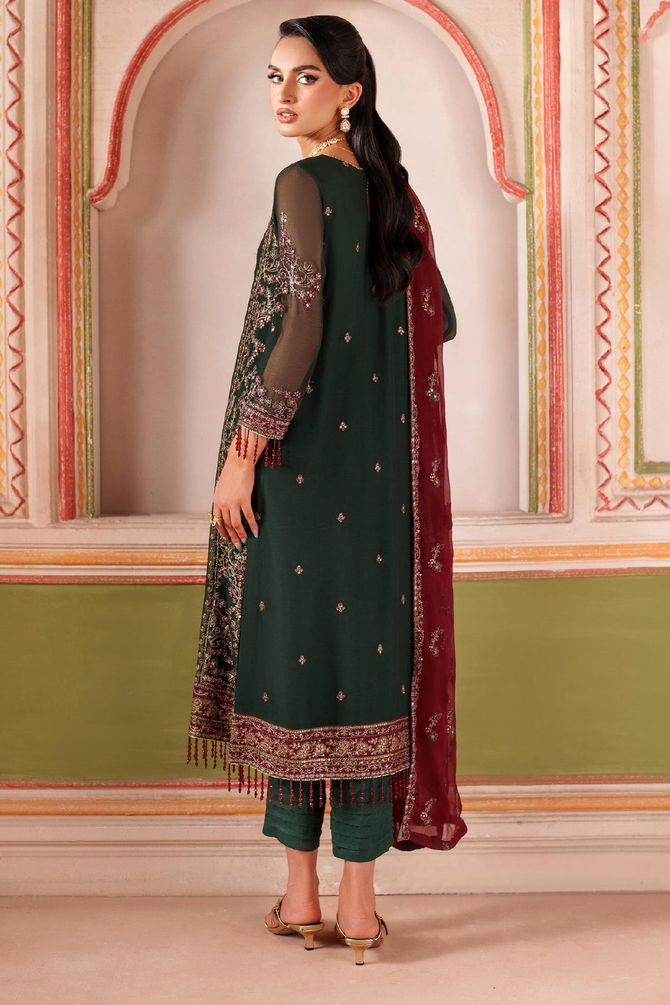Mahrosh by Zarif Unstitched 3 Piece Formals Collection'2025-MUF-07-Minsha