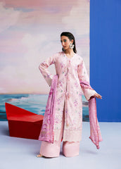 Zync By Florent Unstitched 3 Piece Printkari Lawn Suit-FZ-4B