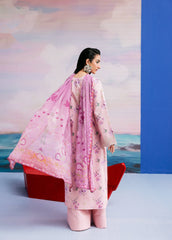 Zync By Florent Unstitched 3 Piece Printkari Lawn Suit-FZ-4B