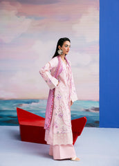 Zync By Florent Unstitched 3 Piece Printkari Lawn Suit-FZ-4B