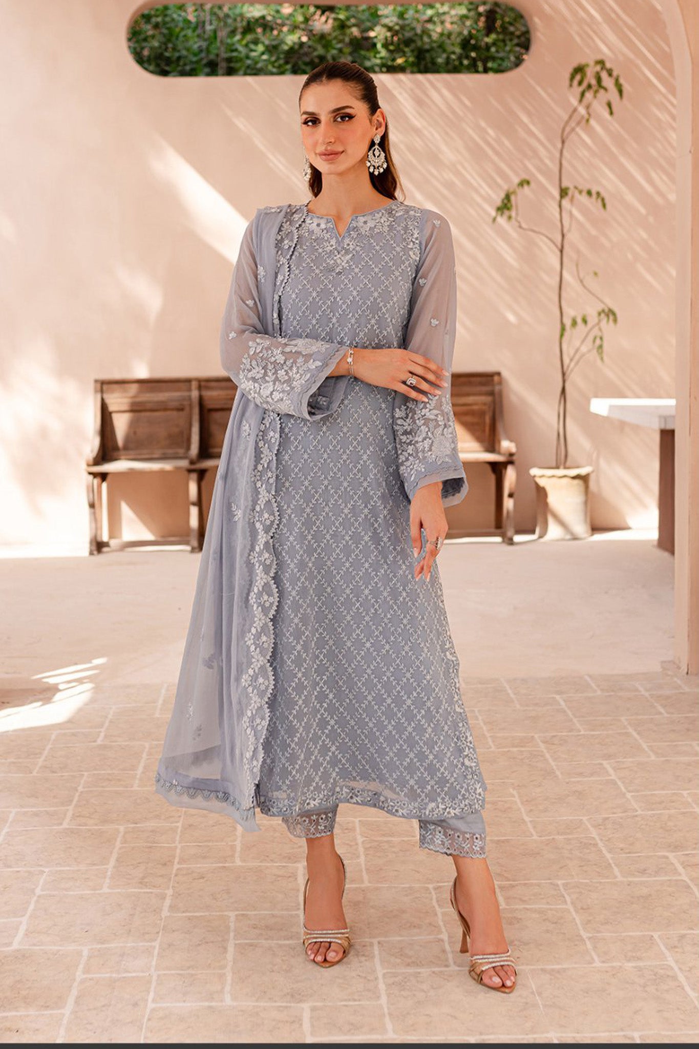 Ensembles By Azure Unstitched 3 Piece Festive Formals Eid Edit Collection'2024-03-Moon Whisper