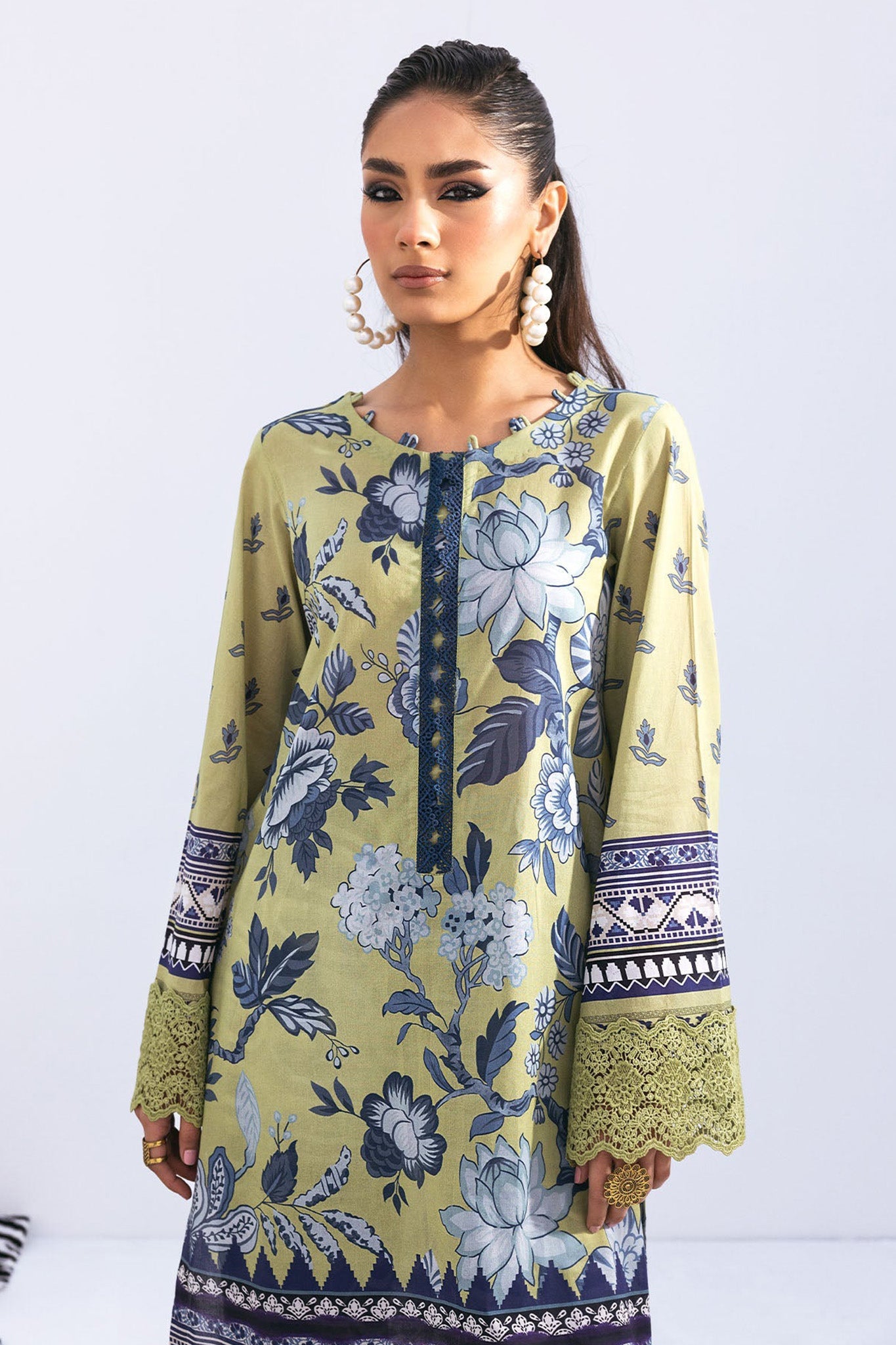 Nureh Girls Unstitched Premium Lawn Collection'2024-NGL-07